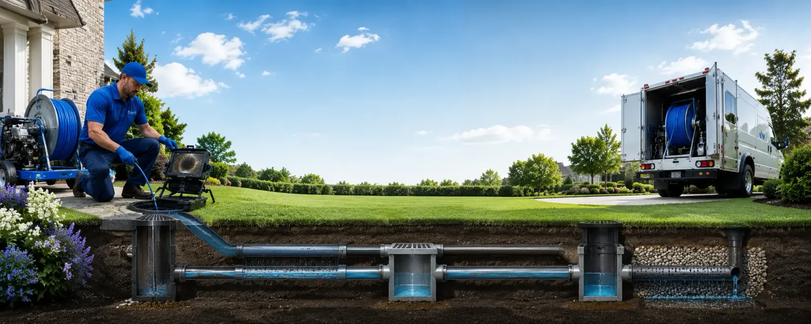 Outdoor drain cleaning information for Eagle River, WI